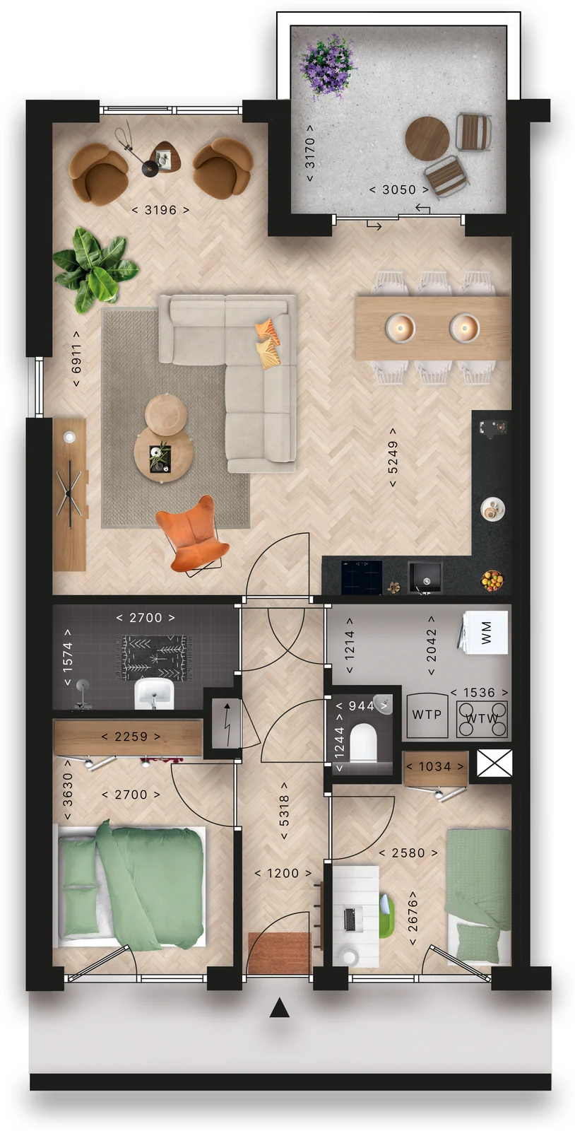 Plattegrond type A
