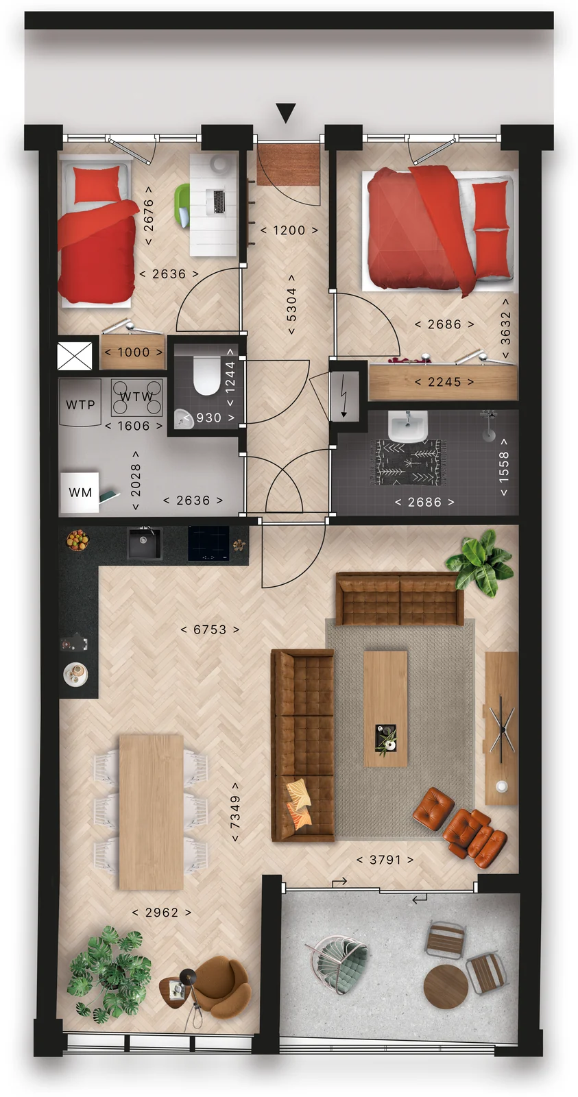 Plattegrond type D