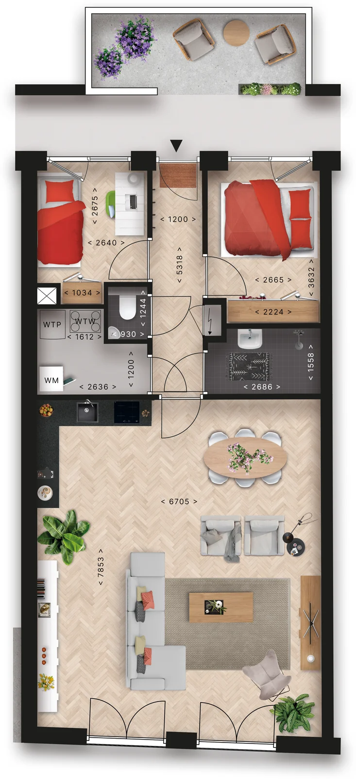 Plattegrond type E