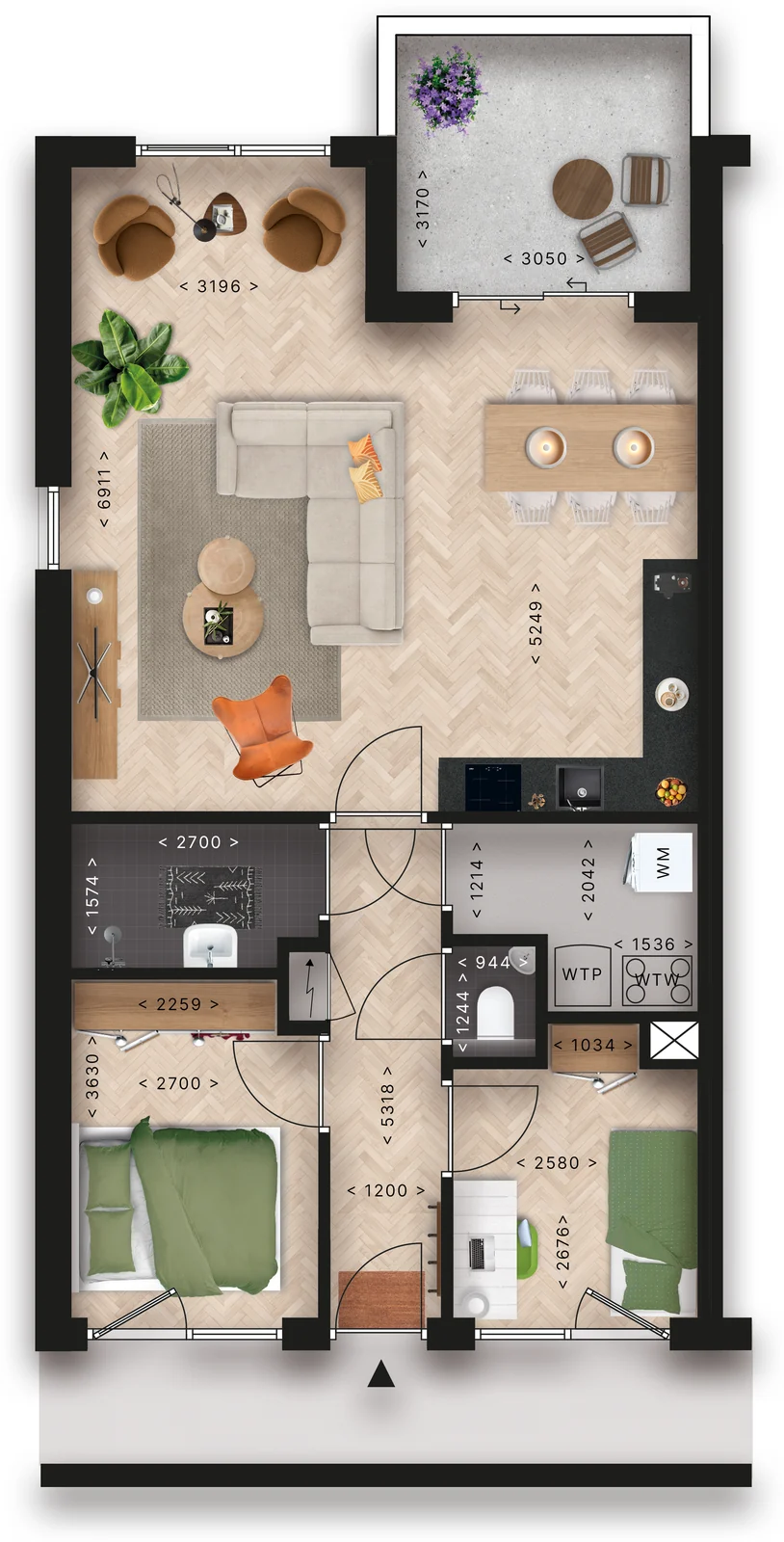 Plattegrond type A