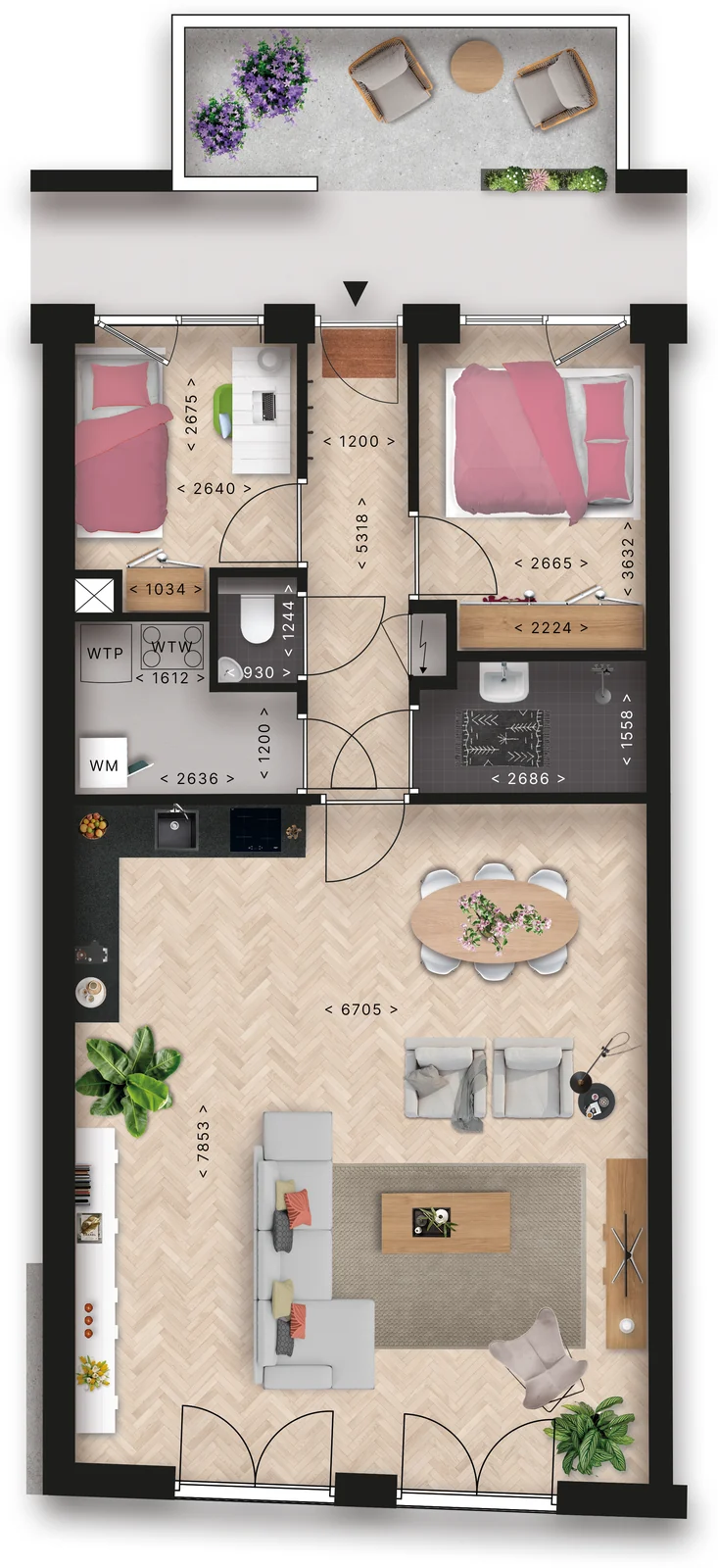 Plattegrond type E