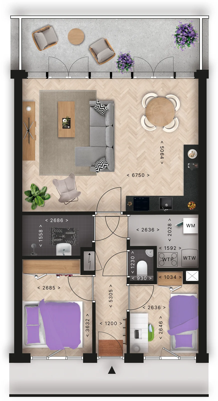 Plattegrond type H